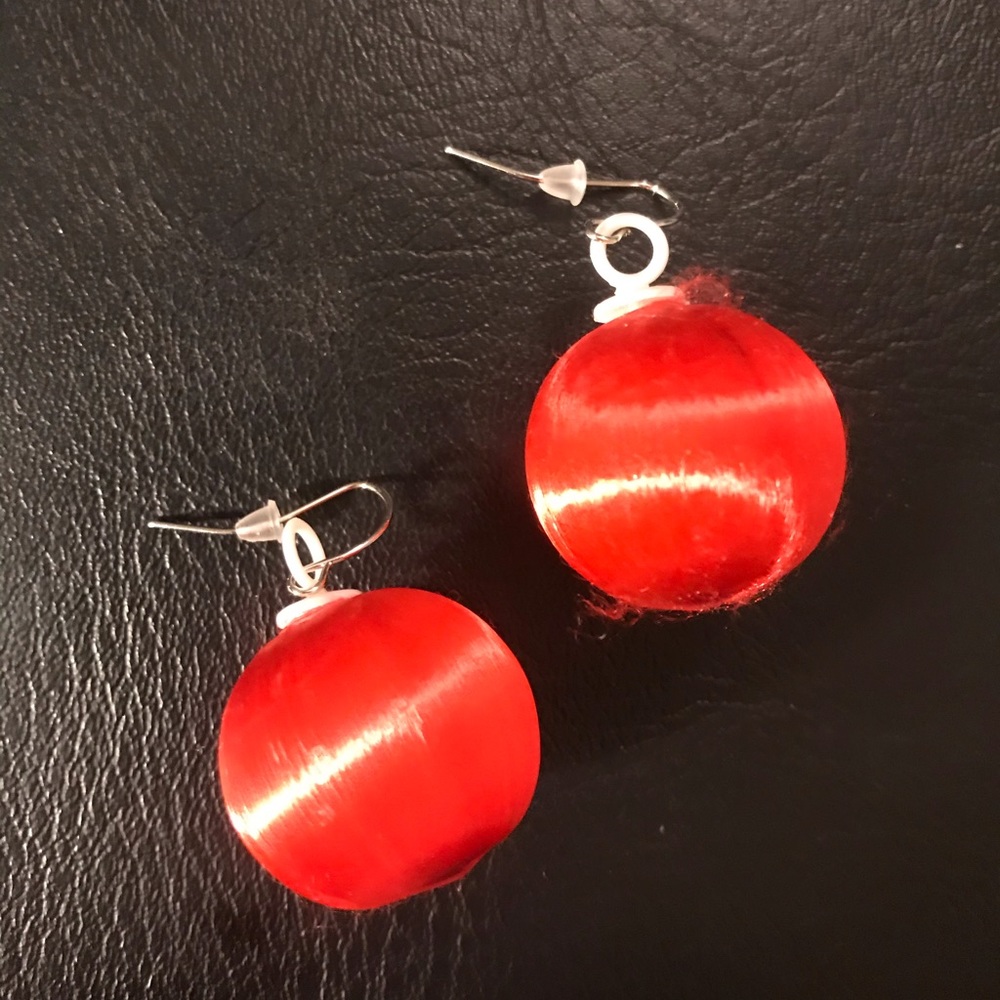 💗 Christmas Ornament Earrings Surgical Steel NEW